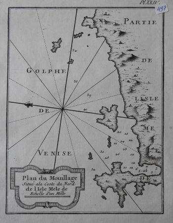 BELLIN, JACQUES NICOLAS: MAP OF THE NORTHERN COAST OF MLJET